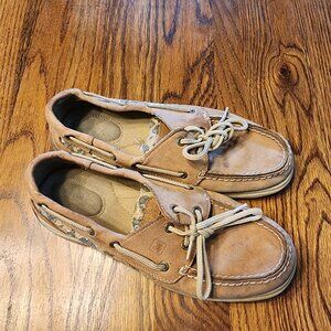 Sperry Womens Topside Leopard Size 8